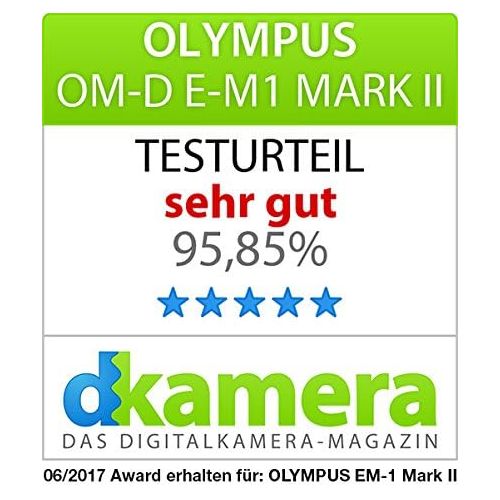  [아마존베스트]Olympus OM-D E-M1 Mark II System Camera, Up To 60 Frames Per Second, 121 AF Points, 20 Megapixels, 7.6 cm/3 Inches, TFT LCD Display, 4K Video, HDR, 5-Axis Image Stabiliser, Black