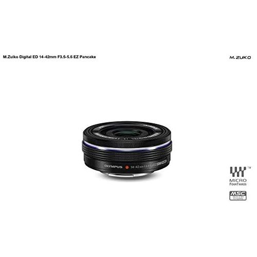  [아마존베스트]Olympus M.ZUIKO DIGITAL ED 14-42mm 1:3.5-5.6 EZ Lens - Black