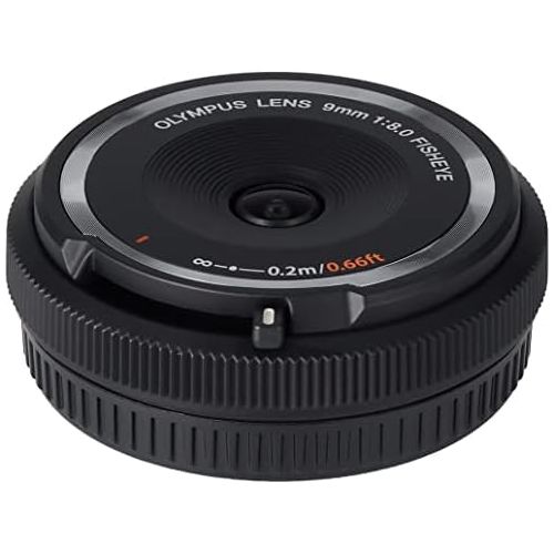  [아마존베스트]Olympus 9mm 1:8.0 Fish Eye Body Cap Lens - Black