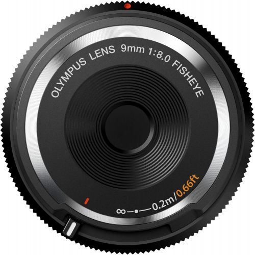  [아마존베스트]Olympus 9mm 1:8.0 Fish Eye Body Cap Lens - Black