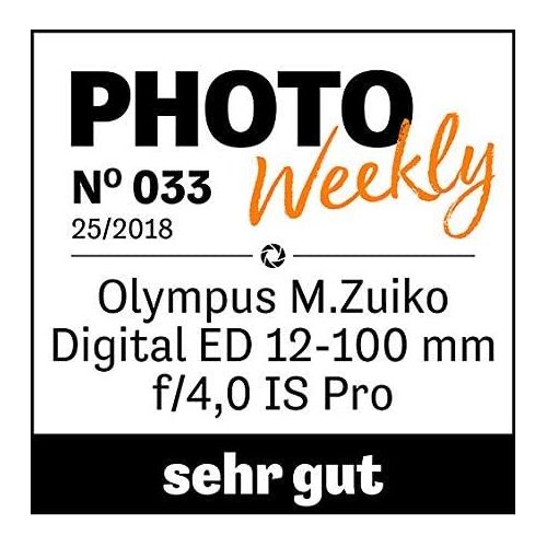  [아마존베스트]Olympus M. Zuiko Digital ED 12-100 mm F4 IS Pro Lens, Suitable for All MFT Cameras (Olympus OM-D & PEN Models, Panasonic G Series), Black