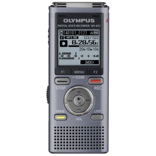  Olympus WS-822 GMT Voice Recorders with 4 GB Built-In-Memory