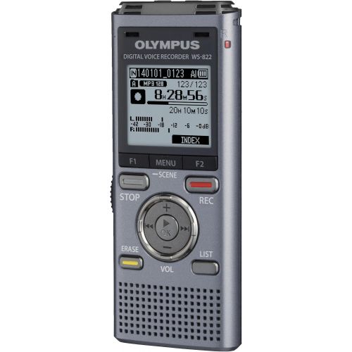  Olympus WS-822 GMT Voice Recorders with 4 GB Built-In-Memory