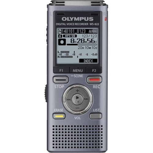  Olympus WS-822 GMT Voice Recorders with 4 GB Built-In-Memory