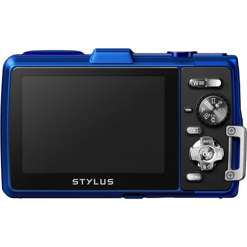  Olympus Stylus TG-830 iHS Digital Camera with 5x Optical Zoom and 3-Inch LCD (Red) (Old Model)