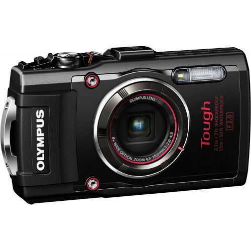  Olympus TG-4 16 MP Waterproof Digital Camera with 3-Inch LCD (Black)