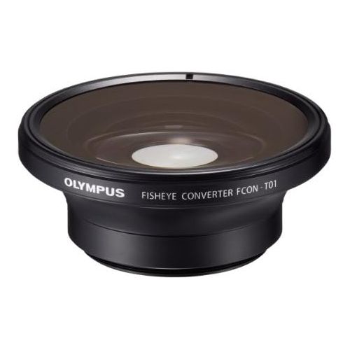  Olympus Fisheye Tough Lens Pack (lens and adapter) for TG-1, TG-2, and TG-3 Cameras (Black with Red Adapter) - International Version (No Warranty)