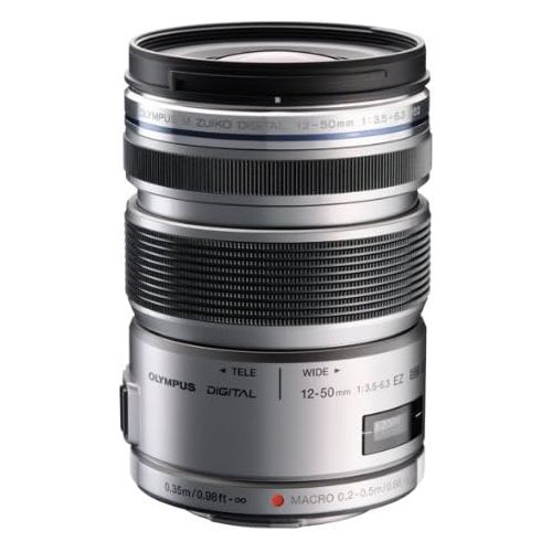  Olympus M.Zuiko Digital ED 12-50mm 1:3.5-6.3 EZ Lens - Silver