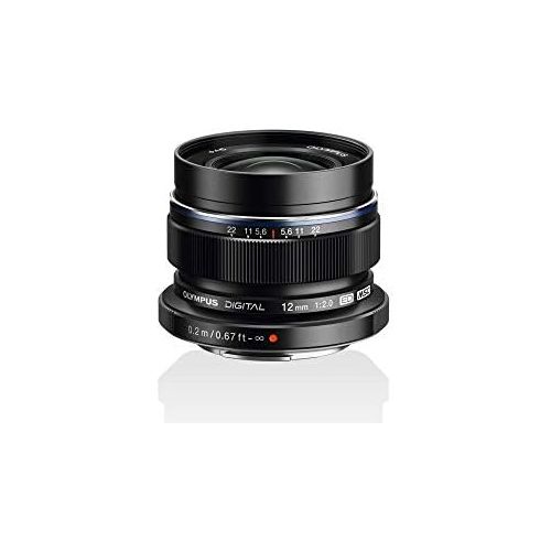  Olympus M.zuiko Digital Ed 12mm F2.0 Lens Black for Micro Four Thirds System - International Version (No Warranty)