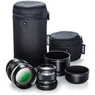 Olympus Portrait Lens Kit (M.Zuiko 75mm f1.8 and M.Zuiko 45mm f1.8 Black Lenses)