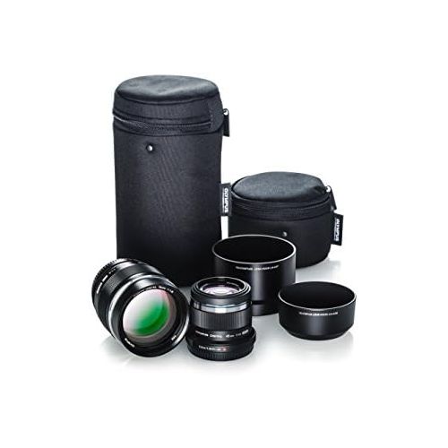  Olympus Portrait Lens Kit (M.Zuiko 75mm f1.8 and M.Zuiko 45mm f1.8 Black Lenses)