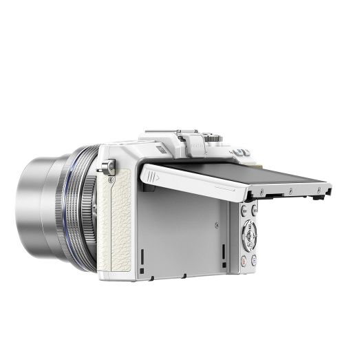  Olympus 14-42mm f3.5-5.6 EZ Interchangeable Lens for OlympusPanasonic Micro 43 Digital Camera (Silver) - International Version (No Warranty)