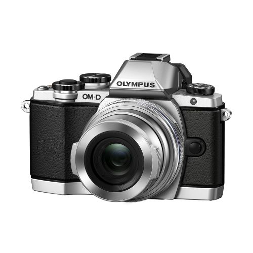  Olympus 14-42mm f3.5-5.6 EZ Interchangeable Lens for OlympusPanasonic Micro 43 Digital Camera (Silver) - International Version (No Warranty)