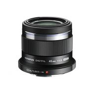 Olympus M. Zuiko Digital ED 45mm f1.8 (Black) Lens for Micro 43 Cameras - International Version (No Warranty)