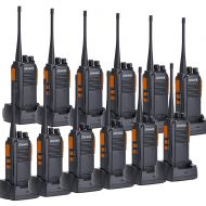 Walkie Talkies 5W Ham Radio Long Range Olywiz-813 Two Way Radios 1400MAH Rechargeable Li-ion Battery IP 54 Protection for Camping 12 Pack