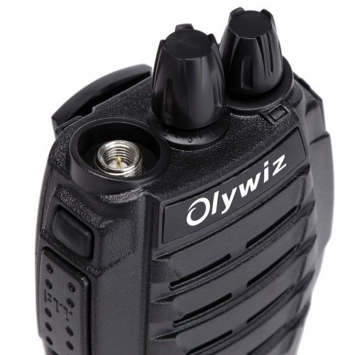  Olywiz Radio US Walkie Talkies Two Way Radios 2PCS-Olywiz Hand Held 3 Miles Long Range 1800mAh Rechargeable Li-ion Battery UHF 400-470Mhz HTD-826 Portable Ham 2 Way Radio for Climbing Hunting&Outd