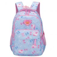 OmZaa Preschool Backpack for Girls, Lightweight Cute kids daypack (navy blue)