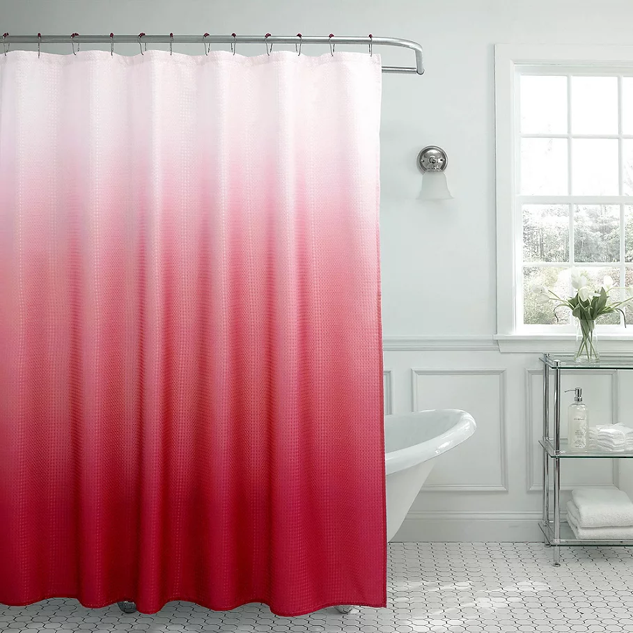 Ombre Weave Shower Curtain