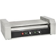 Omcan Food Machinery Hotdog Roller Grill 23 Wide x 13 Deep x 7 High - 7 Rollers, Holds 18 Hot Dogs; 900 Watts