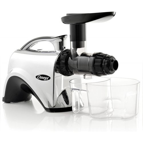  [아마존베스트]Omega NC900HDC Juicer Extractor and Nutrition Center Creates Fruit Vegetable and Wheatgrass Juice Quiet Motor Slow Masticating Dual-Stage Extraction with Adjustable Settings, 150-W