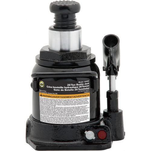  Omega 10209B Black Shorty Hydraulic Bottle Jack - 20 Ton Capacity