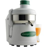 Omega Juicers J4000 Stainless Steel 13-HP Continuous Pulp-Ejection Juicer, White