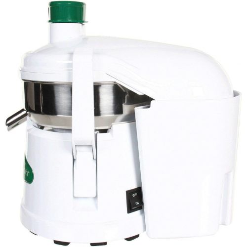  Omega Juicers J4000 Stainless Steel 13-HP Continuous Pulp-Ejection Juicer, White