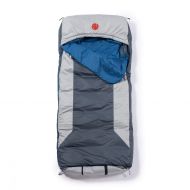 OmniCore Designs Multi Down Hooded Rectangular Cold Weather Sleeping Bag, Temp: (-10F to 30F) Sizes: (Reg, Tall & Double Wide) Accessories: 4pt. Compression Stuff Sack and 110L Mes