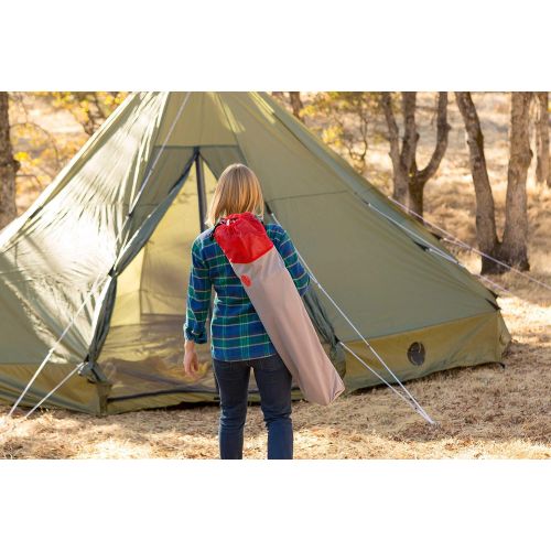  OmniCore Designs 12 Person 18' Teepee Camping Tent with Vented Roof