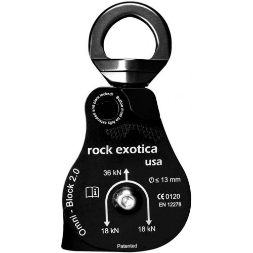  [아마존베스트]OmniProGear Rock Exotica P53 Omni-Block 2.0 Inch Swivel Pulley