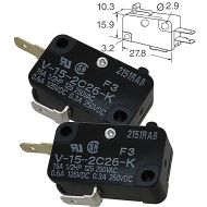 Omron V-15-2C26-K (Pack of 2) Basic/Snap Action Switches Miniature Basic Switch