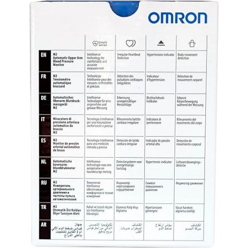  Omron M2 (HEM-7143-E) Classic Digital Automatic Upper Arm Blood Pressure Monitor Stores Up to 30 Readings