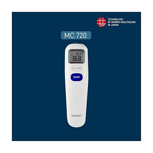 Omron Mc-720 Non-Contact Forehead Thermometer