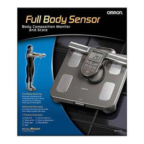  Omron Body Composition Monitor with Scale - 7 Fitness Indicators & 90-Day Memory