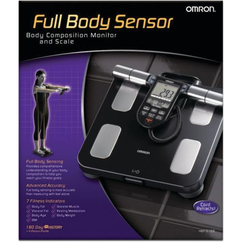  Omron Body Composition Monitor with Scale - 7 Fitness Indicators & 180-Day Memory