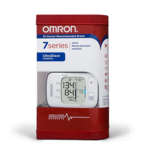  Omron 7 Series Wrist Blood Pressure Monitor (100 Reading Memory)