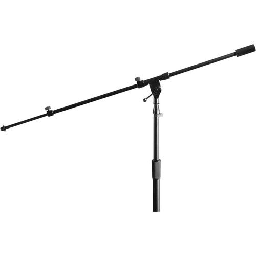  On-Stage SMS7630B Hex-Base Studio Microphone Stand with Telescoping Boom (Black)