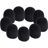 On-Stage Foam Windscreen for Handheld Microphones (9-Pack, Black)