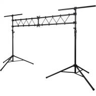 On-Stage Lighting Stands with 10' Truss - 10.5'