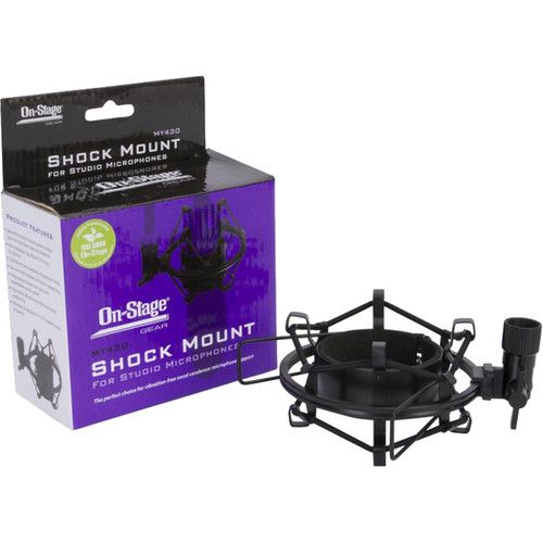  On-Stage Shock Mount for Select Studio Microphones