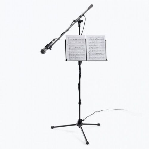  On-Stage SMC1500 Clamp-On Sheet Music Bookplate for Mic Stands