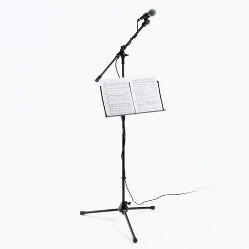  On-Stage SMC1500 Clamp-On Sheet Music Bookplate for Mic Stands