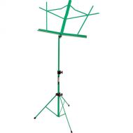 On-Stage SM7122GRB Compact Sheet Music Stand (Green, with Bag)