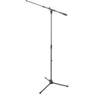 On-Stage MS9701TB+ Heavy-Duty Tele-Boom Mic Stand (Black)