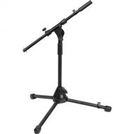 On-Stage MS7411B Telescoping Drum and Amplifier Microphone Boom Stand - Boom Length: 32