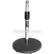 On-Stage DS7200C Adjustable Height Desktop Mic Stand (Chrome)