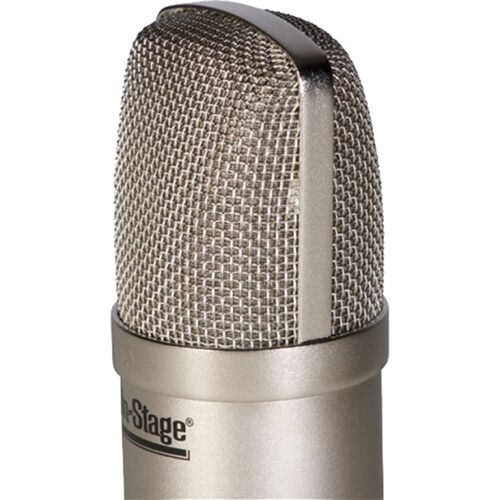  On-Stage AS800 Large-Diaphragm Cardioid Condenser Microphone with Shockmount