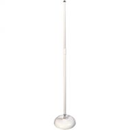 On-Stage MS7201QTRW Quarter-Turn Round Base Microphone Stand (White)