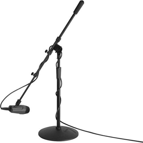  On-Stage MS9417 Pro Kick/Amp Mic Stand with Telescoping Shaft and Adjustable Boom (Height: 17 to 28.5