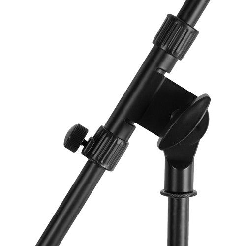  On-Stage MS9417 Pro Kick/Amp Mic Stand with Telescoping Shaft and Adjustable Boom (Height: 17 to 28.5